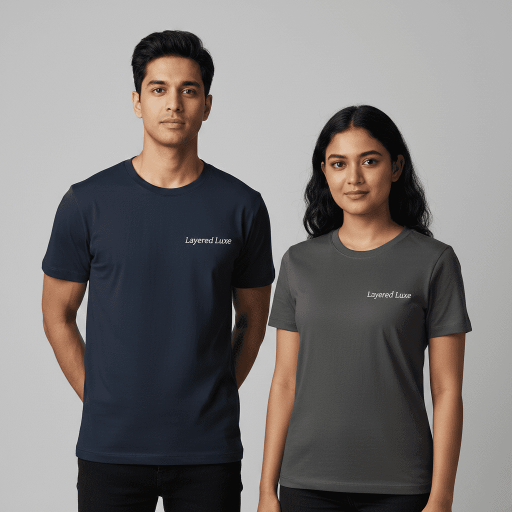 Customised Round Neck T-Shirts